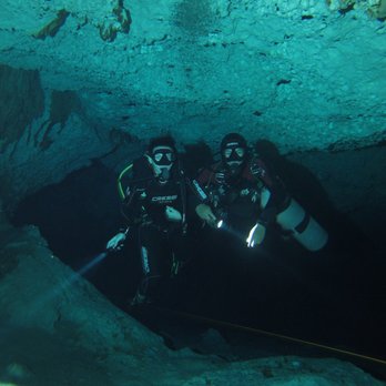 Scuba 10 - Chino and I in Dos Ojos - Scuba Diving Near Me - Playa del Carmen, ROO