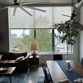 Williams Window Treatments - The shade looks great in my mid-century loft. - Windows Installation Near Me - Dunedin, Florida Williams Window Treatments - The shade looks great in my mid-century loft. - Windows Installation Near Me - Dunedin, Florida