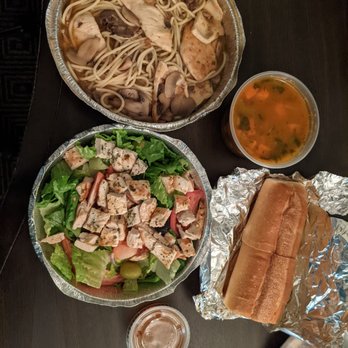 Gigi's Pizzeria & Restaurant - Total= $32. Chicken Marsala, $16. Grilled Chicken Salad $10. Minestrone, $6. Complementary roll. - Pizza Near Me - Yonkers, New York Gigi's Pizzeria & Restaurant - Total= $32. Chicken Marsala, $16. Grilled Chicken Salad $10. Minestrone, $6. Complementary roll. - Pizza Near Me - Yonkers, New York
