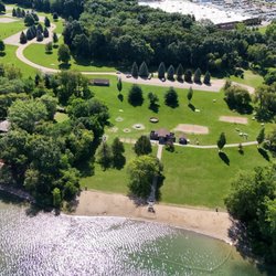 Silver Lake Park - Aerial view of Silver lake park.