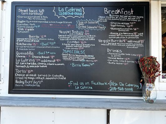 Menu photo 1 La Catrina Sandpoint, ID Menu photo 1 La Catrina Sandpoint, ID