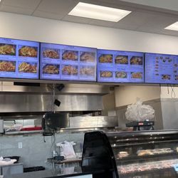 Five Star Seafood - Menus board. Mostly fried food.