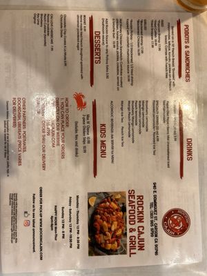 Menu photo 8 Rockin' Cajun Seafood And Grill Carson, CA
