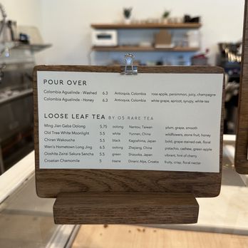 Little Ox Coffee - Menu on 08/05/2023 - Coffee & Tea Near Me - Fullerton, California