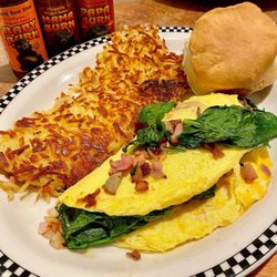 Black Bear Diner - Joe's Hobo Omelette Strip-Cut Hash Browns 1 Biscuit & Country Gravy