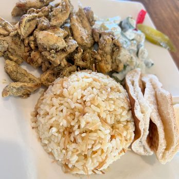 Dvine Mediterranean Experience - Brea - Chicken Shawarma Entree - Mediterranean Near Me - Brea, California