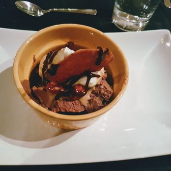 Harvest Beat - Chocolate almond ice cream with a spruce tip whipped cream - Vegetarian Near Me - Seattle, Washington Harvest Beat - Chocolate almond ice cream with a spruce tip whipped cream - Vegetarian Near Me - Seattle, Washington