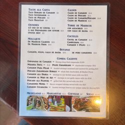Centro Botanero Mazatlan - Menu 2