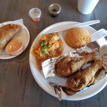 Marianas Grinds - Chamorro fried chicken, an empanada, pancit, and red rice! - Hawaiian Near Me - Jacksonville, Florida Marianas Grinds - Chamorro fried chicken, an empanada, pancit, and red rice! - Hawaiian Near Me - Jacksonville, Florida