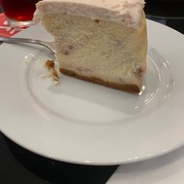 Strawberry Swirl Cheesecake