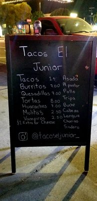 Menu photo 4 Tacos El Junior Los Angeles, CA Menu photo 4 Tacos El Junior Los Angeles, CA