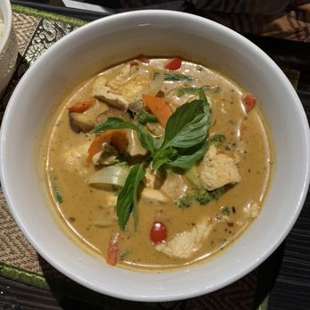 Lucky Elephant Cafe - Chicken Green Curry - Laotian Near Me - Washington Township, New Jersey