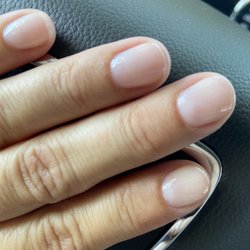 Dream Nails - I asked for clear gel to help me stop biting my nails