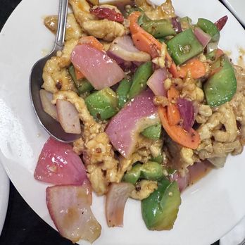Chow Mein House - Szechwan Chicken in Hot Garlic Sauce- asked for no dried mushroom- highly recommend! - Seafood Near Me - Las Vegas, Nevada Chow Mein House - Szechwan Chicken in Hot Garlic Sauce- asked for no dried mushroom- highly recommend! - Seafood Near Me - Las Vegas, Nevada