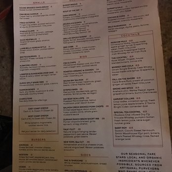 Saint & Second - Menu - New American Near Me - Long Beach, California Saint & Second - Menu - New American Near Me - Long Beach, California