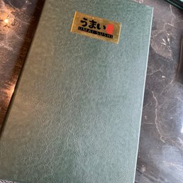 Menu cover