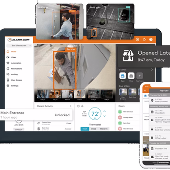 Lake Electronics Group - Manage your business with Alarm.com. Cameras, access, security and more! - Home Theatre Installation Near Me - Walled Lake, Michigan