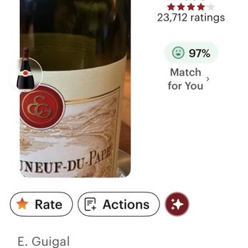 RARE Italian - This is the excellent wine we ordered after Micheal's encouragement. - Italian Near Me - Fort Collins, Colorado