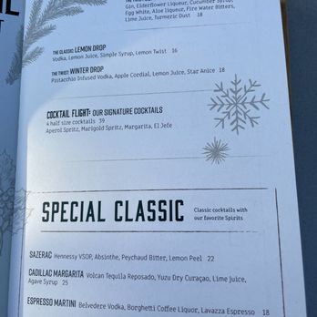 Terra - Drinks menu - Italian Near Me - Santa Clara, California Terra - Drinks menu - Italian Near Me - Santa Clara, California