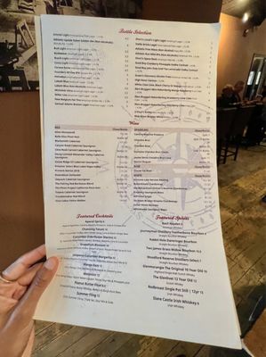 Menu photo 5 Clam Lake Beer Cadillac, MI