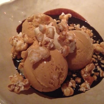 ABC Kitchen - Sundae (Salted Caramel Ice Cream, Candied Peanuts & Popcorn, Whipped Cream, Chocolate Sauce) - Breakfast & Brunch Near Me - New York, New York ABC Kitchen - Sundae (Salted Caramel Ice Cream, Candied Peanuts & Popcorn, Whipped Cream, Chocolate Sauce) - Breakfast & Brunch Near Me - New York, New York