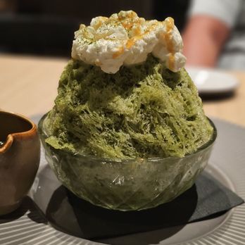 Katami - Matcha shaved ice with ice fron Kanazawa, Japan... so refreshingly light actually - Sushi Bars Near Me - Houston, Texas Katami - Matcha shaved ice with ice fron Kanazawa, Japan... so refreshingly light actually - Sushi Bars Near Me - Houston, Texas