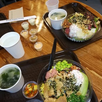 FOB Poke Bar- Seattle - Wasavi aoili and manfo zesty sauce - Poke Near Me - Seattle, Washington