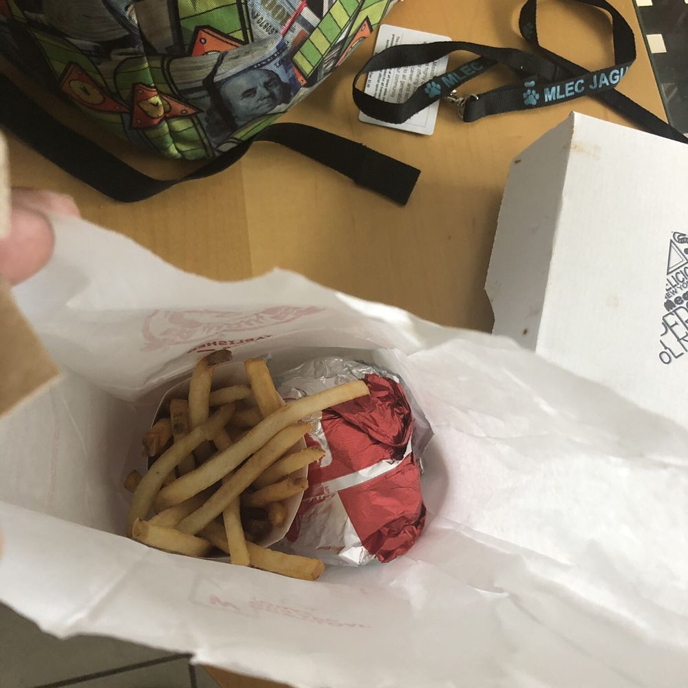 A Double with fries