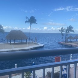 View from our table looking out to the ocean.