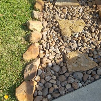 Texas Outdoor Services - Dry creek riverbed pathway - Pool Cleaners Near Me - Katy, Texas