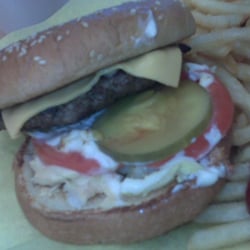 Meats and Flame - Edy's cheesburger combo
