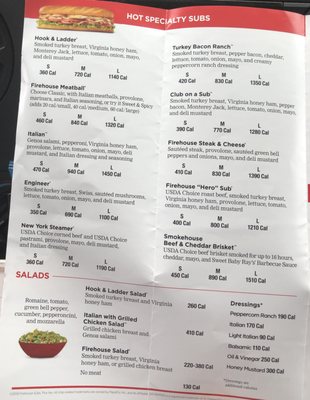 Menu photo 6 Firehouse Subs Lithia Springs, GA