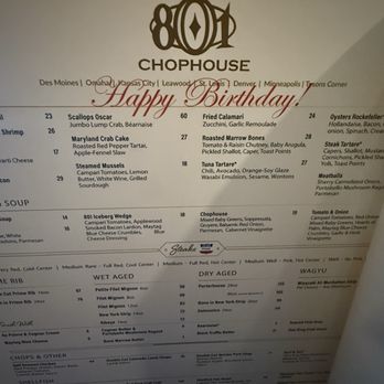 801 Chophouse - Steakhouses Near Me - Des Moines, Iowa 801 Chophouse - Steakhouses Near Me - Des Moines, Iowa