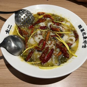 TAI ER Sichuan Cuisine - Signature sauerkraut fish (one person portion size) - Szechuan Near Me - Flushing, New York