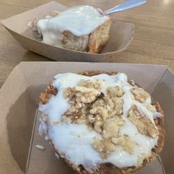 Sita's Kitchen - Carrot cake muffin and cinnamon roll
