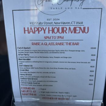 Good Company - Happy Hour - Bars Near Me - New Haven, Connecticut Good Company - Happy Hour - Bars Near Me - New Haven, Connecticut