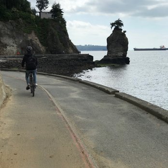 Stanley Park - bike path with swish rock - Parks Near Me - Vancouver, British Columbia Stanley Park - bike path with swish rock - Parks Near Me - Vancouver, British Columbia