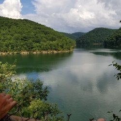 Sutton Dam and Lake - Beautiful over look of lake from playground area...