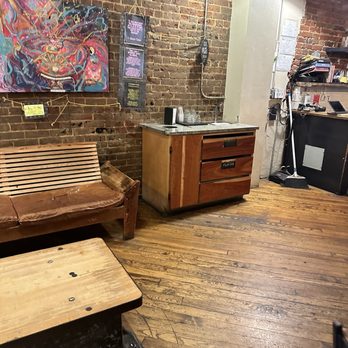 West Oak Coffee Bar - More seating and Self-service station - Coffee & Tea Near Me - Denton, Texas