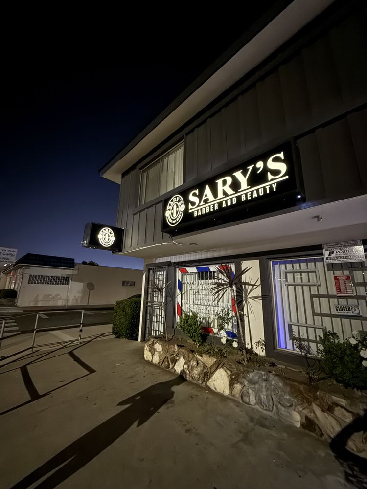 Sary’s Barber And Beauty Logo