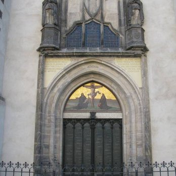 Schlosskirche - Die Thesentür Luthers. - Landmarks & Historical Buildings Near Me - Wittenberg, ST