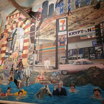Saggios - Mural unique to university area. - Italian Near Me - Albuquerque, New Mexico