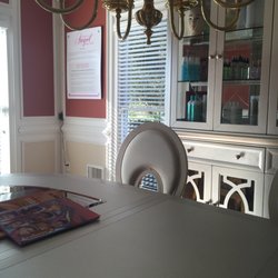 Touched By An Angel Beauty School - Waiting area and product selection
