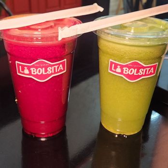 La Bolsita - Betabel(beets) juice and Green juice - Juice Bars & Smoothies Near Me - Tracy, California