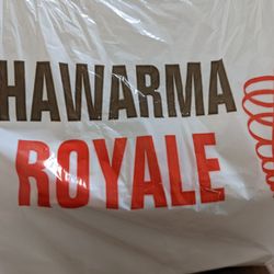 Shawarma Royale - Plastic bag with branding