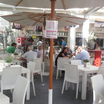 Mercato di Testaccio - The central bar and dining area - Farmers Market Near Me - Rome, RM