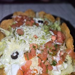El Picosito Taqueria - Carne asada super tostada....amazing.  get pico and salsa to add  thank me later