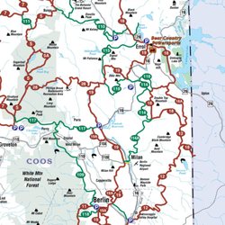 Deer Mountain Lodge - They are located south of Errol, North of Berlin, these are the local snowmobile trails, arc as well I would suspect