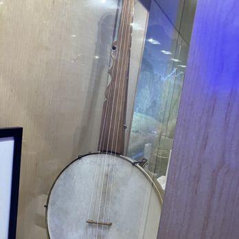 Blue Ridge Music Center - a banjo in a glass case - Music Venues Near Me - Galax, Virginia Blue Ridge Music Center - a banjo in a glass case - Music Venues Near Me - Galax, Virginia