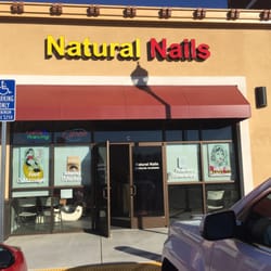 Natural Nails - Kim the owner is absolutely a wonderful nail artist. But she doesn't take her job serious she always on her phone